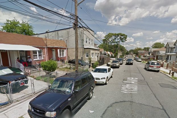 113th Avenue in Jamaica, Queens, where last night's fatal shooting took place.